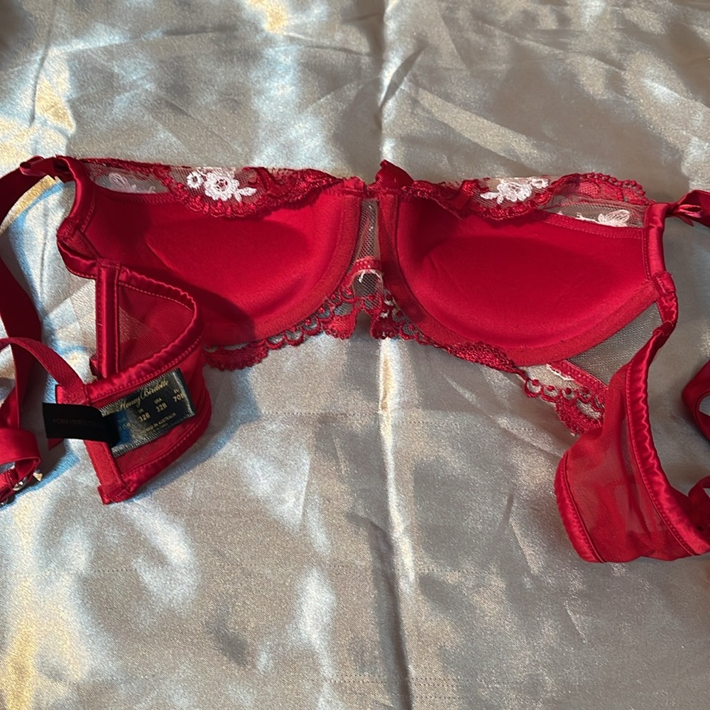 Honey Birdette Mimi Red 3 PC Set - Picture 9 of 11